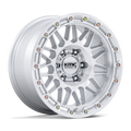 Wheel Pros ATTACK 17X8.5 6X4.5 66 25 G-SLV-MCH KM555SD17856425