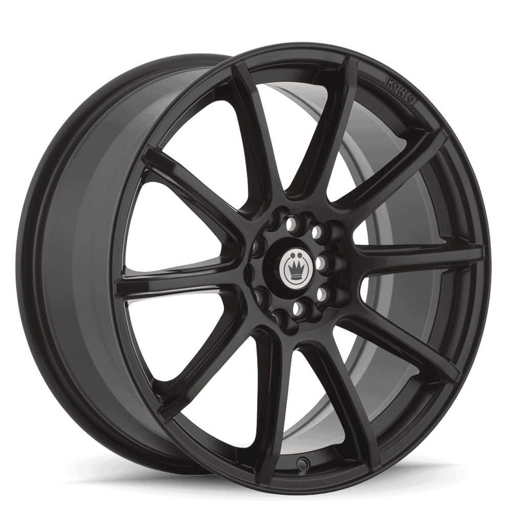 Konig Control 16x7 4x100 / 4x114.3 ET40 Matte Black