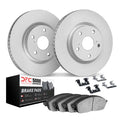 DFC 73-85 Ford E-150 Econoline Club Wagon Front Geospec Rotors with 5000 Advanced Pads w/Hardware