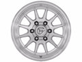 FUEL WHEELS SPUR 17X8.5 6X5.5 106 25 G-SLV-MCH-FC FLOW FORMED ALUMINUM GLOSS SILVER W MACHINED FACE FC902SD17856825