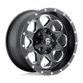 FUEL WHEELS BOOST 17X9 5X5 5.5 NB 5.50 87.1 14MM CAST ALUMINUM MATTE BLACK MILLED D53417905755