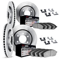 DFC 92-02 Acura SLX Front & Rear Rotors w/4000 HybriDynamic Brake Pads w/Hardware