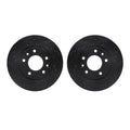 R1 Concepts Brake Rotor- D/S - Black Fits Kia Sedona