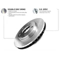 R1 Concepts Brake Rotor- Blank with Optimum Oe Pads Hdw Fits Mitsubishi Eclipse