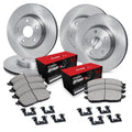 R1 Concepts Brake Rotor- Blank with Optimum Oe Pads Hdw Fits Mitsubishi Eclipse