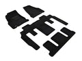 3D Maxpider 09-17 Chevrolet Traverse w Bucket 2nd Row Elegant 1st 2nd 3rd Row - Set (Black)