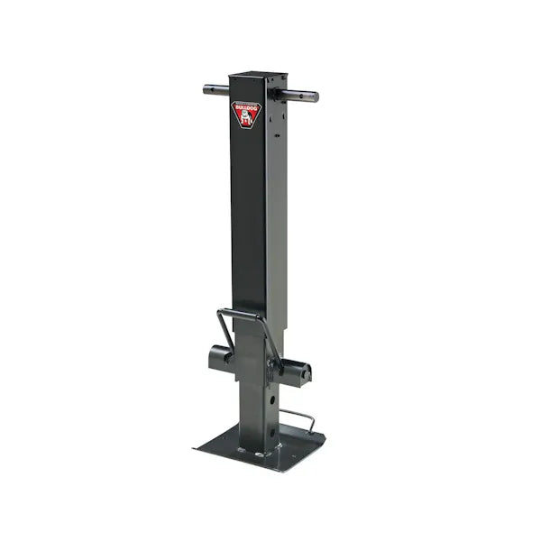 HD SQUARE JACK/ 25/000 LBS. STATIC/ 12/500 LBS. LIFT/ DROP LEG/ TWIN CAM