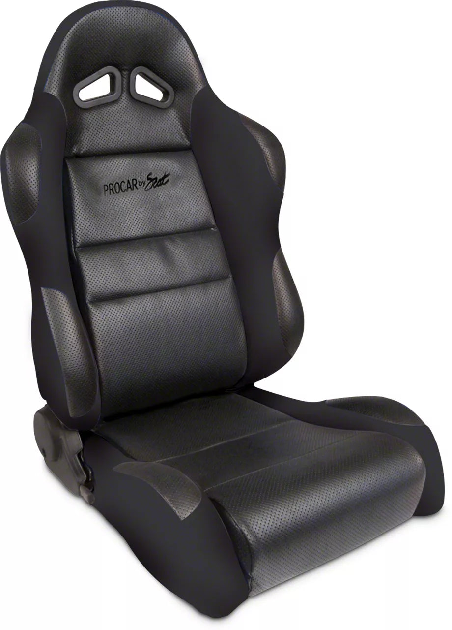 SPORTSMAN BLACK VINYL INSIDE BLACK VELOUR WINGS & SIDE BOLSTERS