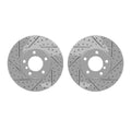 DFC 07-21 BMW 230i Front Drilled & Slotted Geoperformance Rotors