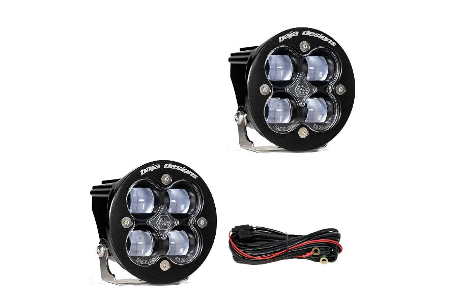 Baja Designs Squadron R SAE LED Spot Light - Clear - Pair