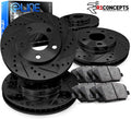 R1 Concepts Brake Rotor- Blank with Optimum Oe Pads Hdw Fits Kia Optima