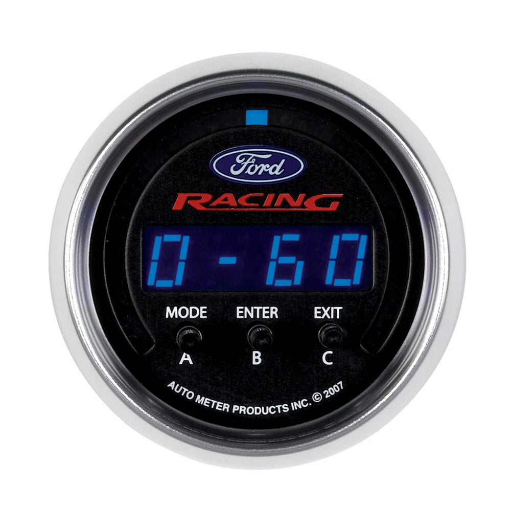 AUTOMETER GAUGE PERF METER 2 1 16 1 4 MILE HP 0-60 60-0 G FORCES DIGITAL FORD RACING - 880089