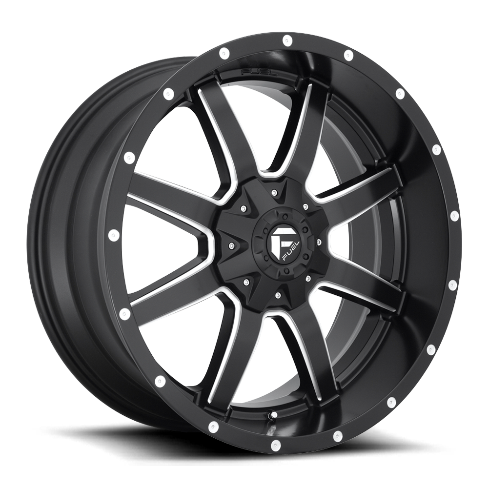 FUEL WHEELS MAVERICK 17X9 5X5 135 87.1 NBD 01 CAST ALUMINUM MATTE BLACK MILLED D53817900550
