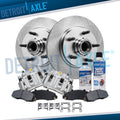 DFC 86-93 Ford F-150 Front Geospec Rotors with 5000 Advanced Brake Pads w/Hardware