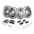 DFC 86-93 Ford F-150 Front Geospec Rotors with 5000 Advanced Brake Pads w/Hardware