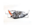 CAPA RH HEADLAMP ASSY COMPOSITE TOYOTA PRIUS C 20122014