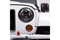 8700EVOJ2 MODEL 12V DOT LED HIGH/LOW BEAM HEADLIGHT W/BLACK BEZEL SINGLE LIGHT