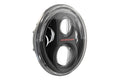 8700EVOJ2 MODEL 12V DOT LED HIGH/LOW BEAM HEADLIGHT W/BLACK BEZEL SINGLE LIGHT