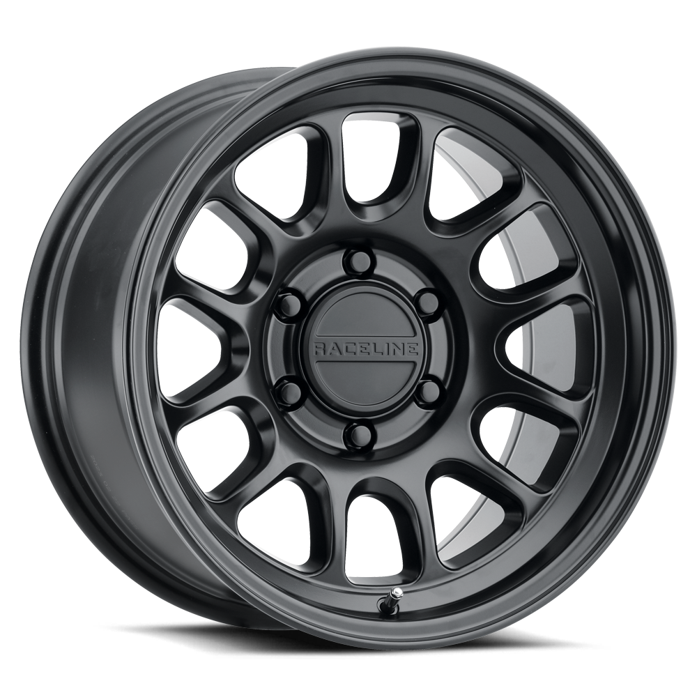 Raceline Wheels ROGUE SATIN BLACK 17X8 6X120 30mm