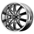 Wheel Pros Helo HE875 20X8.5 5X5/5.5 CHROME 15MM HE87528535215