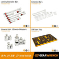 MODSET 1/4 3/8 1/2 DRIVE TOOL SET 29PC
