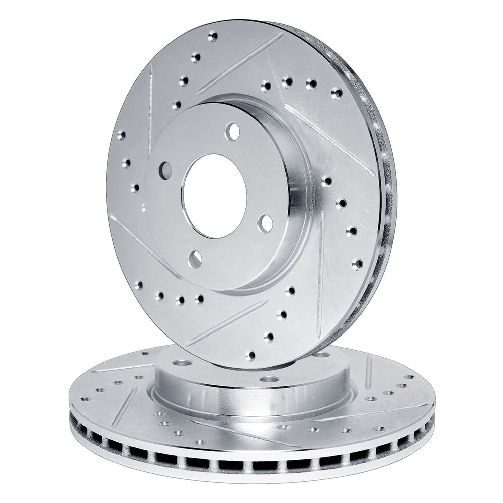 R1 Concepts Brake Rotor- D/S - Silver Fits Ford EcoSport