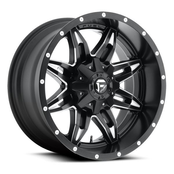 ~(30 lbs. 18X18X13)~ LETHAL 15x10 6x139.70 GLOSS BLACK MILLED (-43 mm)