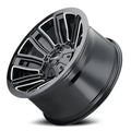 Mayhem Offroad Wheels Decoy 8108 20x10 Milled Spokes Gloss Black -26 Off Set 6 Lug 4.48 BSM 106 Bore Cast Aluminum