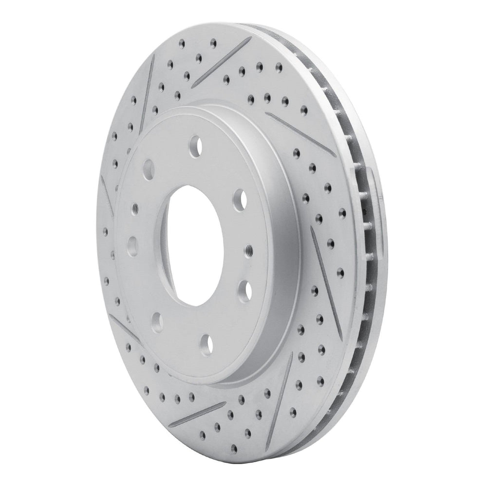 DFC 04-08 Ford F-150 Rwd Front Right Drilled & Slotted Geoperformance Rotor