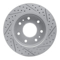 DFC 04-08 Ford F-150 Rwd Front Right Drilled & Slotted Geoperformance Rotor