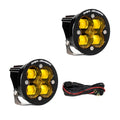 Baja Designs S2 Sport Flush Mount Wide Cornering Pattern LED Work Light Clear Lens Kit