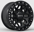 ZION 20X9 8X170 ET20 CB125.1 GLOSS BLACK MILLED RIVET