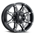 Mayhem auto part close-up