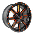 FUEL WHEELS MAVERICK 17X9 8X6.5 125.1 NBD 01 CAST ALUMINUM MATTE BLACK MILLED D53817908250