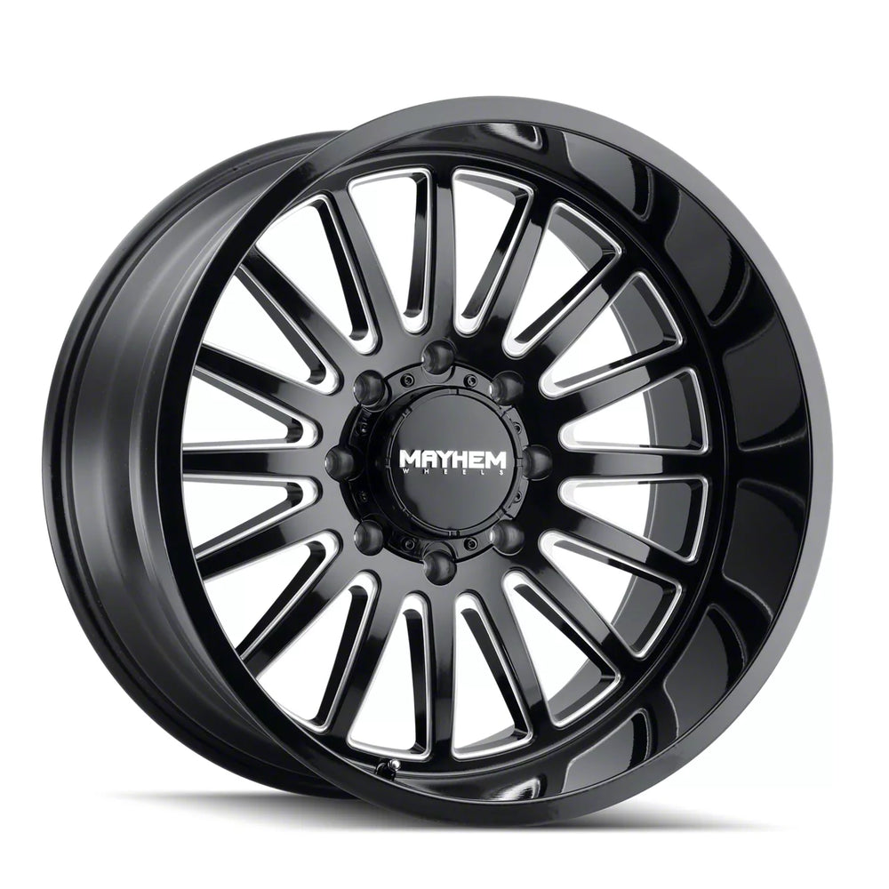 MAYHEM UTOPIA 8114 GLOSS BLACK MILLED 20X9 5-127 0MM 71.5MM