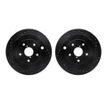 R1 Concepts Brake Rotor- D/S - Black Fits Subaru B9