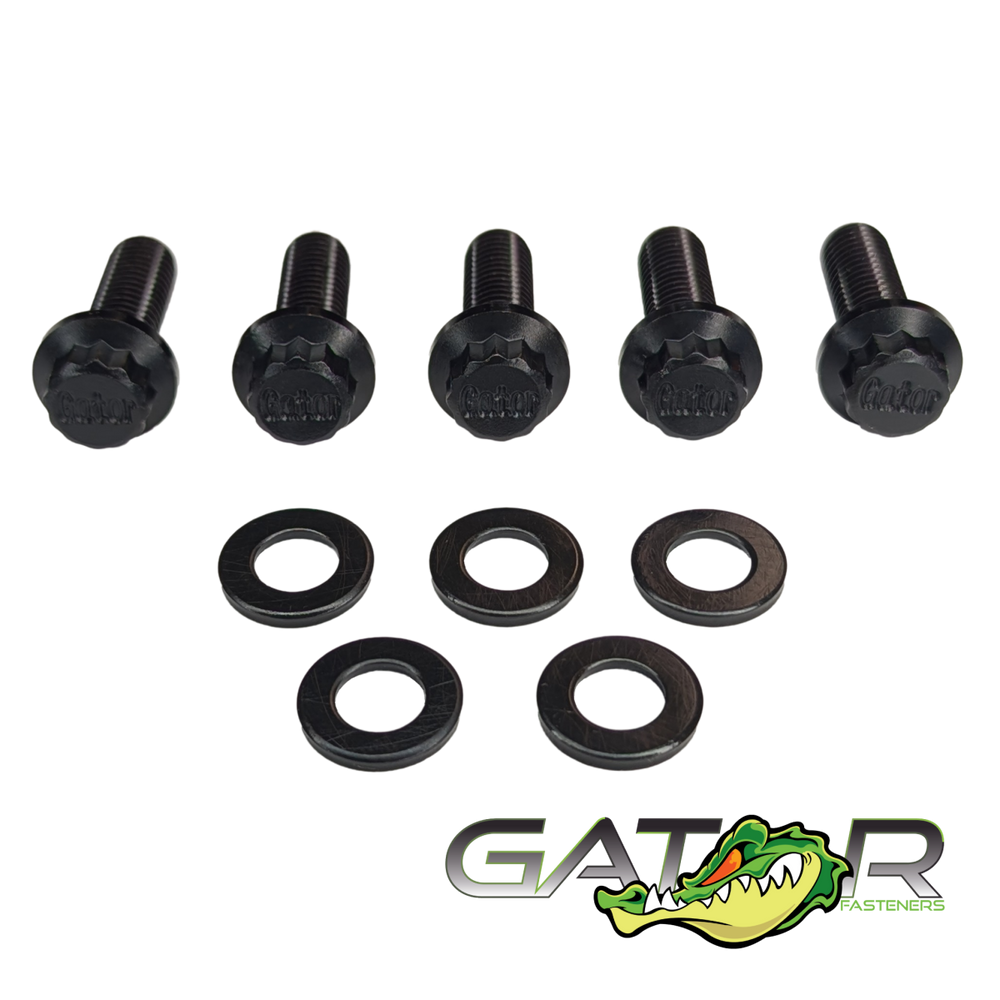 Gator Fasteners Bolt Pack M8x1.25x35 HD220 Material 5 Bolts Washers Gator Fasteners BPM8-1.25-35-5