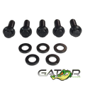 Gator Fasteners Bolt Pack M8x1.25x35 HD220 Material 5 Bolts Washers Gator Fasteners BPM8-1.25-35-5