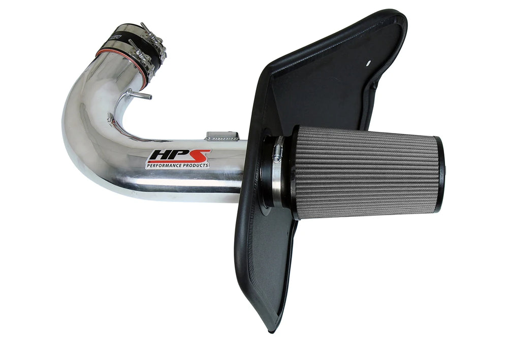 HPS Performance Performance Cold Air Intake Kit 10-15 Chevy Camaro SS 6.2L V8 Includes Heat Shield Black