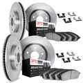 DFC 14-23 Nissan Qashqai Front & Rear Rotors with 5000 Advanced Brake Pads w/Hardware
