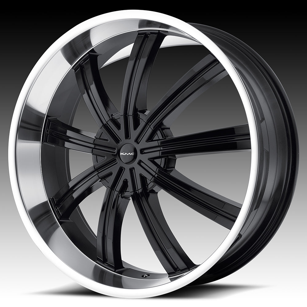 Wheel Pros KM672 22X9.5 5X5.5 GBLK/MCH 15 KM67222955315