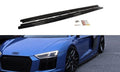 Maxton Design Gloss Black Side Skirts - 2017-2018 Audi R8