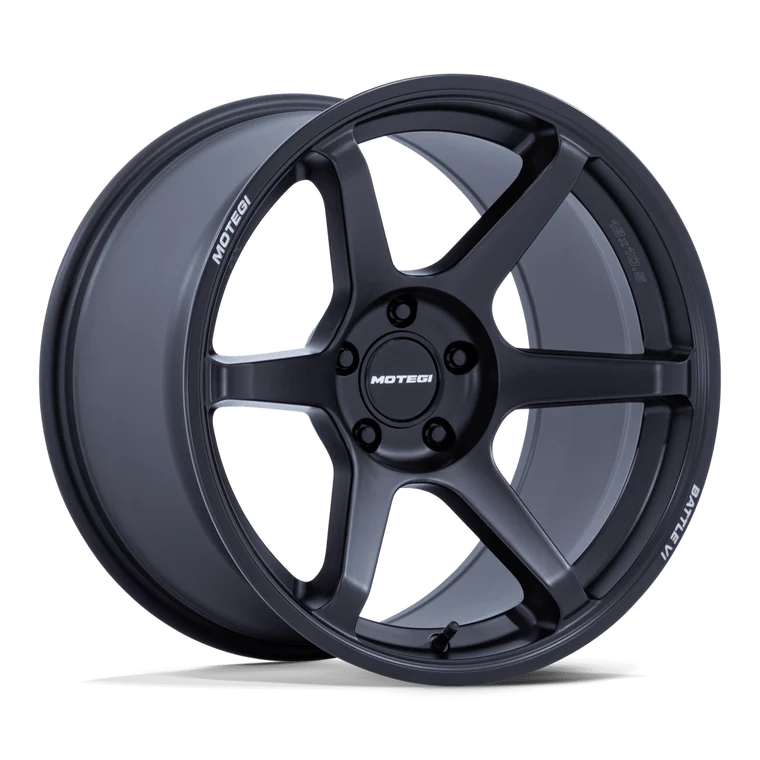 Wheel Pros Motegi BATTLE VI 18X9.5 5X4.5 72 25 M-BLB-MTL MR160MX18951225