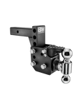 B W Pintle Hitch 2 x 2 5/16 Dual Ball 2 Shank TS10053B