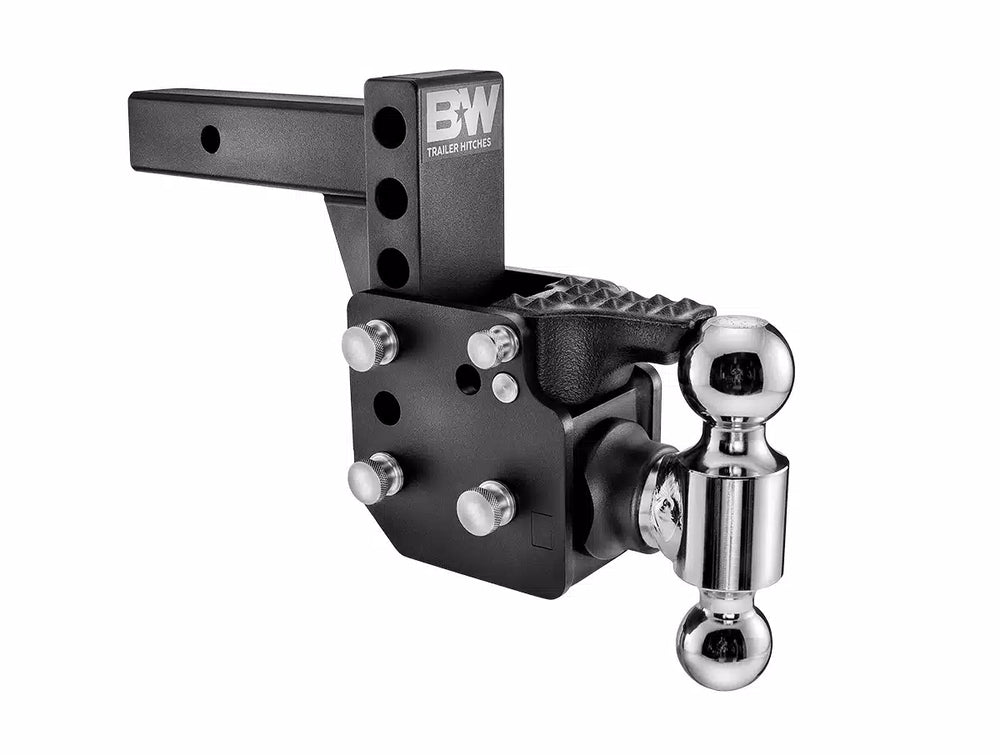 B W Pintle Hitch 2 x 2 5/16 Dual Ball 2 Shank TS10053B