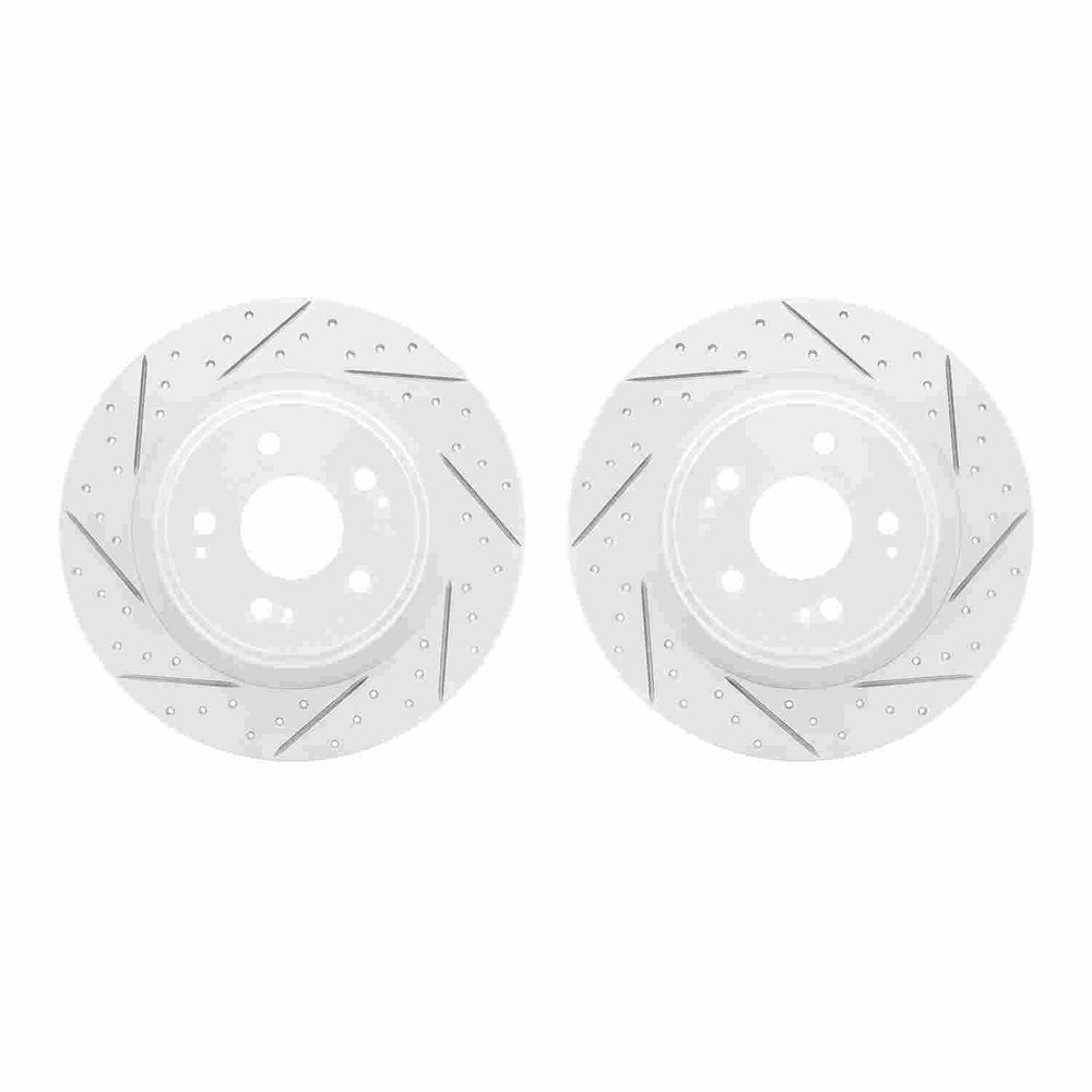 DFC 17-20 Acura MDX Rear Drilled & Slotted Geoperformance Rotors