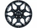 GOLIATH 20X9 6X139.7 ET0 CB106.1 SATIN BLACK MILLED RIVETS