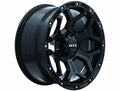 GOLIATH 20X9 6X139.7 ET0 CB106.1 SATIN BLACK MILLED RIVETS