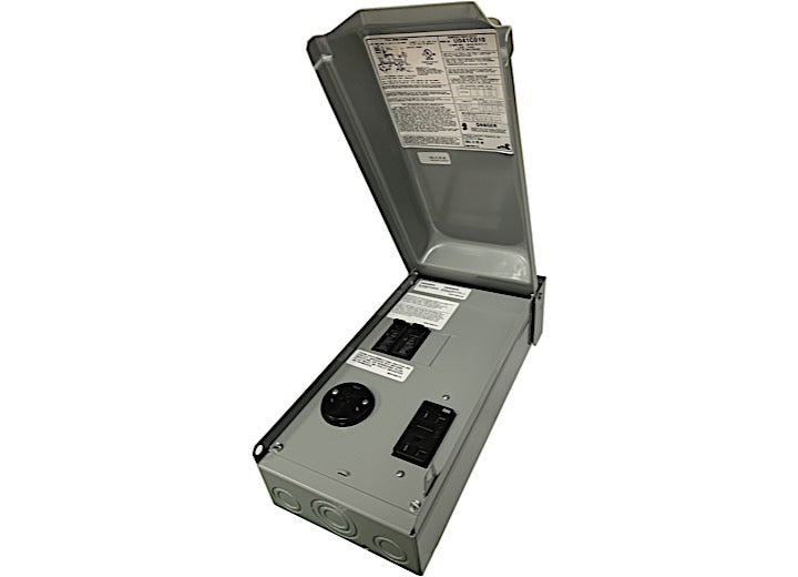RV POWER OUTLET 120/240V 20A GFCI + 30A W/BREAKERS