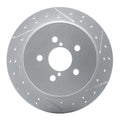 DFC 05-09 Subaru Legacy Rear Drilled & Slotted Geoperformance Rotors 5000 Advanced Pads w/Hardware